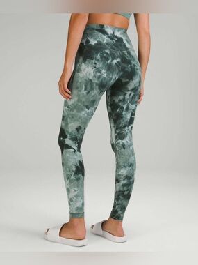 Lululemon Align High Rise Pant Diamond Dye Starlight Smoked Spruce Size 2